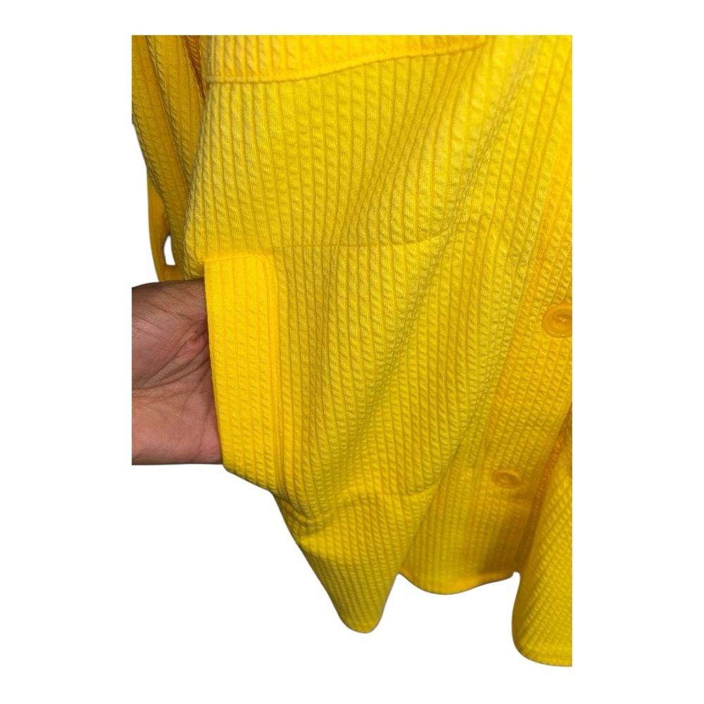 NWT Ruby Rd. Yellow Shacket, P2P:24”, L:30”, RT $72 - Picture 7 of 8
